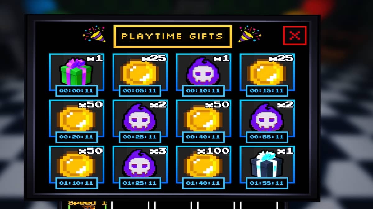 The Daily Rewards Menu in Five Nights TD