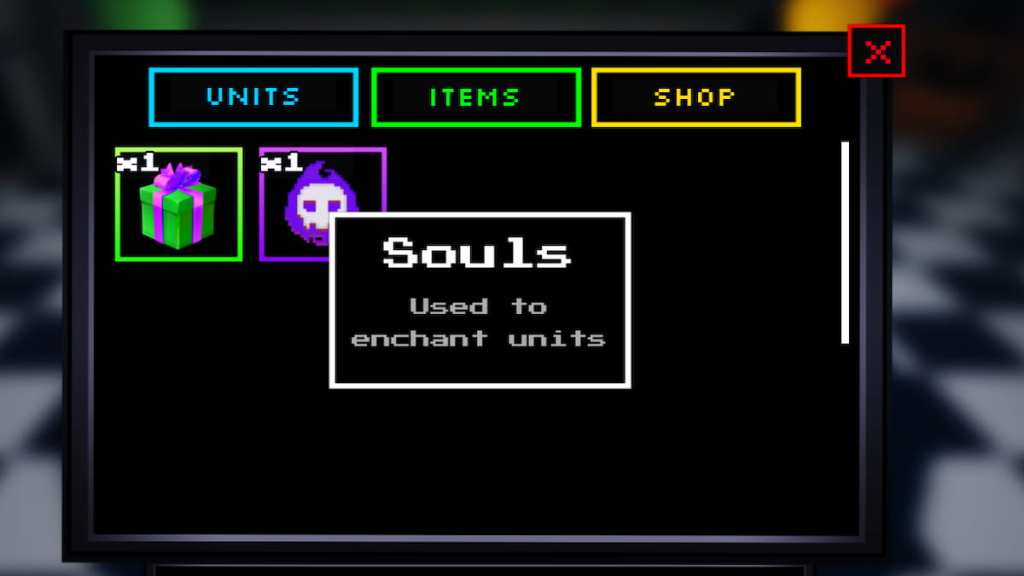 The Souls material/currency in Five Nights TD