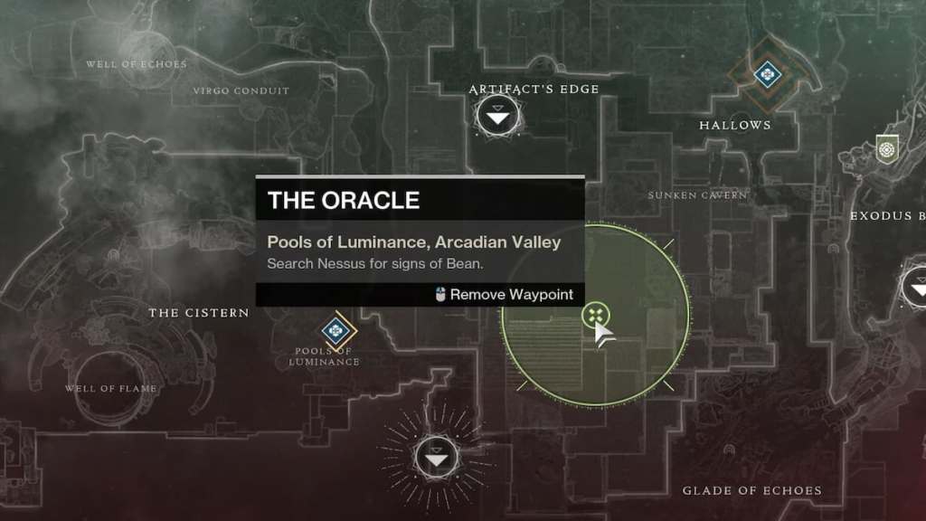 The oracle quest area in Destiny 2