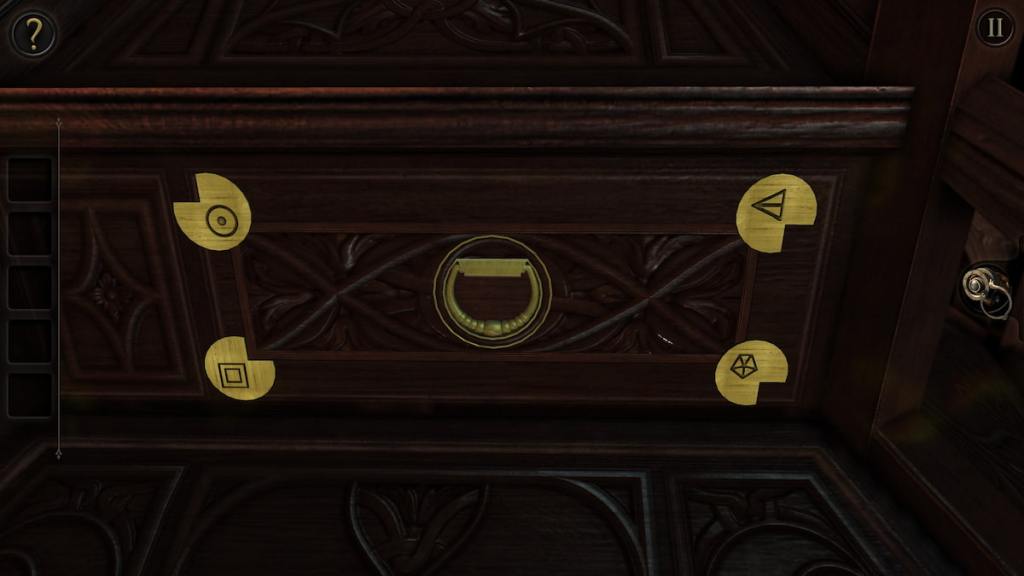 The new drawer at the top of the box in the first chapter of The Room