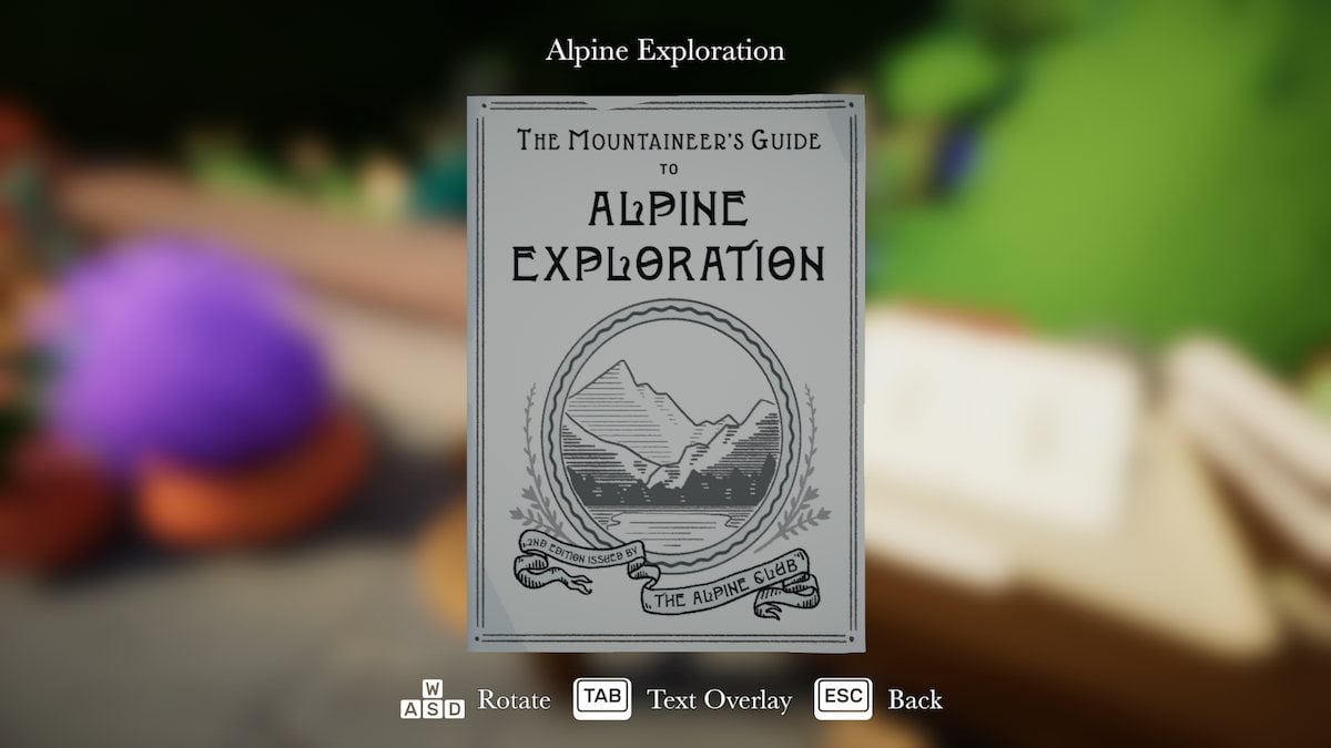 Alpine Exploration leaflet in Botany Manor.