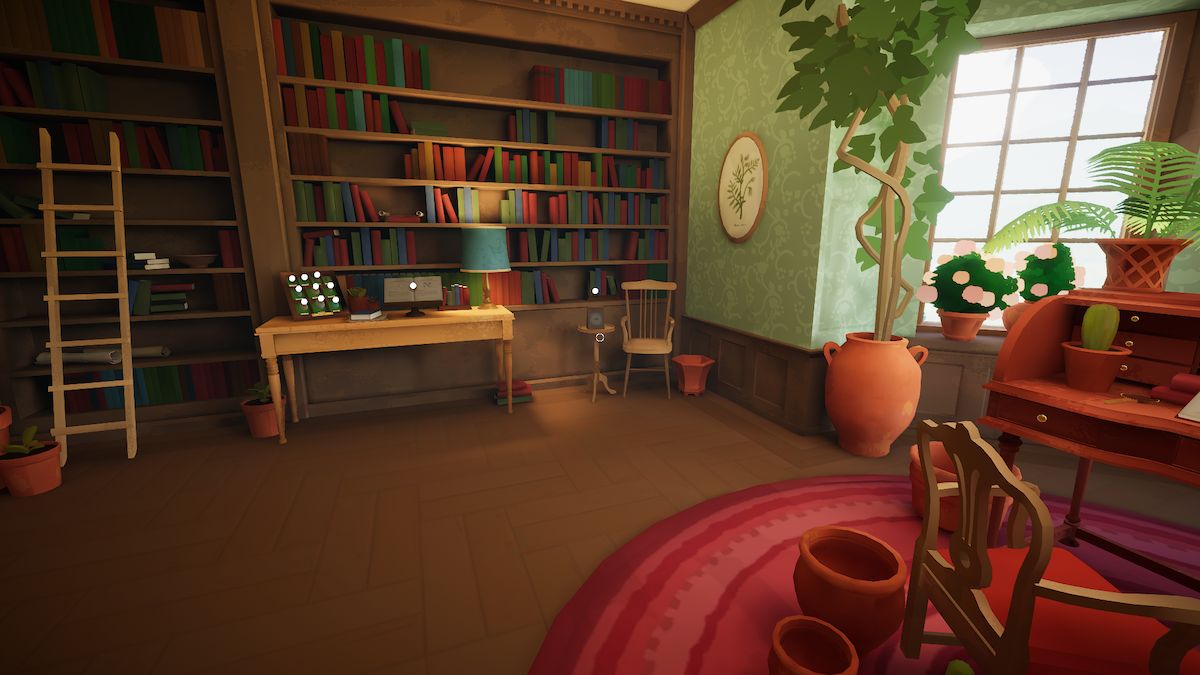 The study in Botany Manor. 