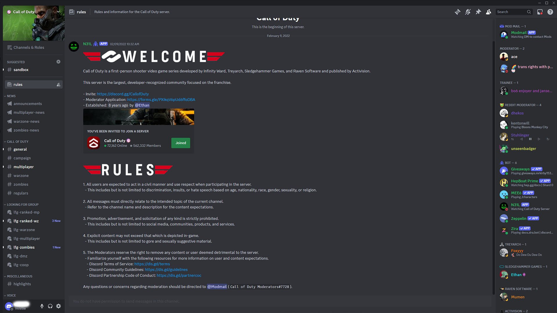 Treyarch Trello Link & Discord Server