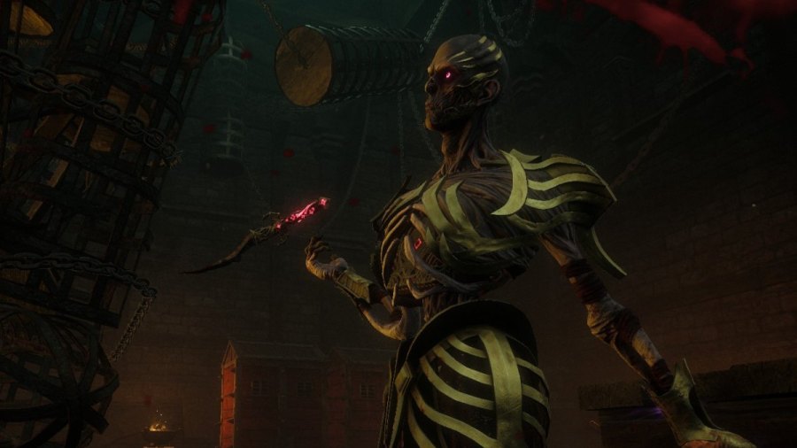 Vecna chasing the Survivors in Dead by Daylight