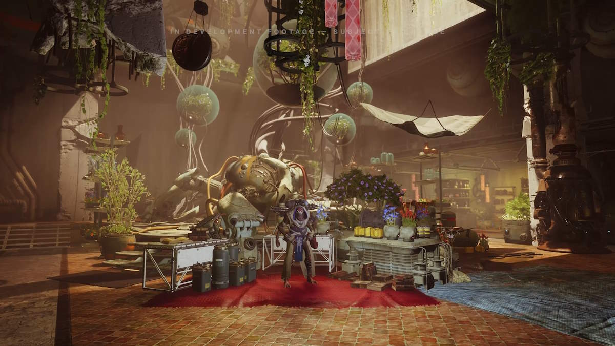 The potion crafting station in Destiny 2.