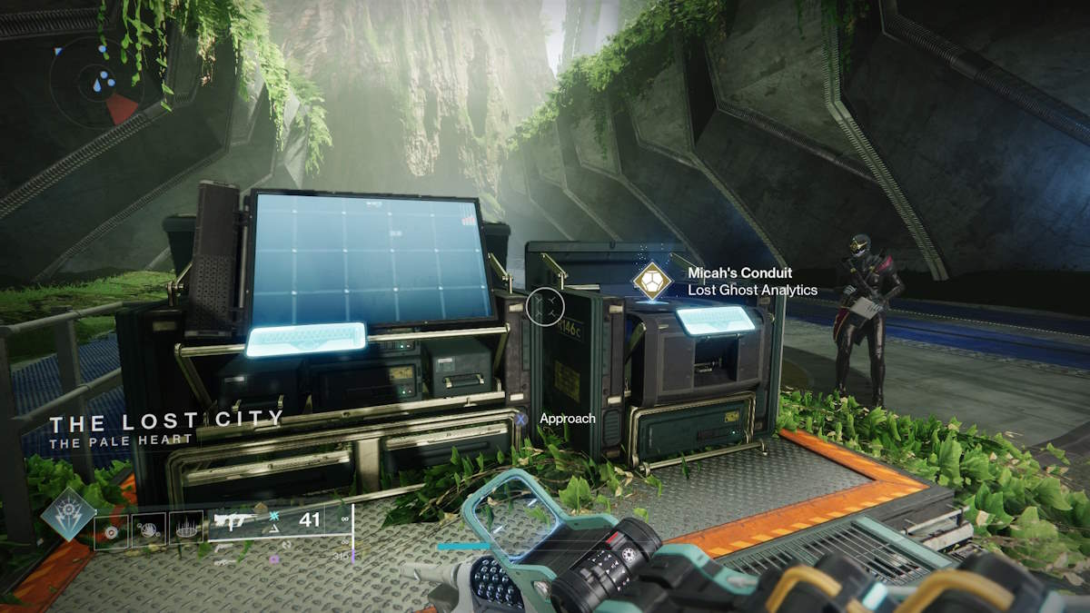 The terminal used to talk to Micah-10 in Destiny 2.