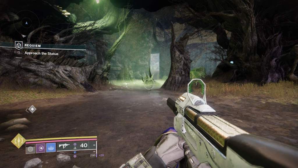 A glyph carrier spawn location in Destiny 2.