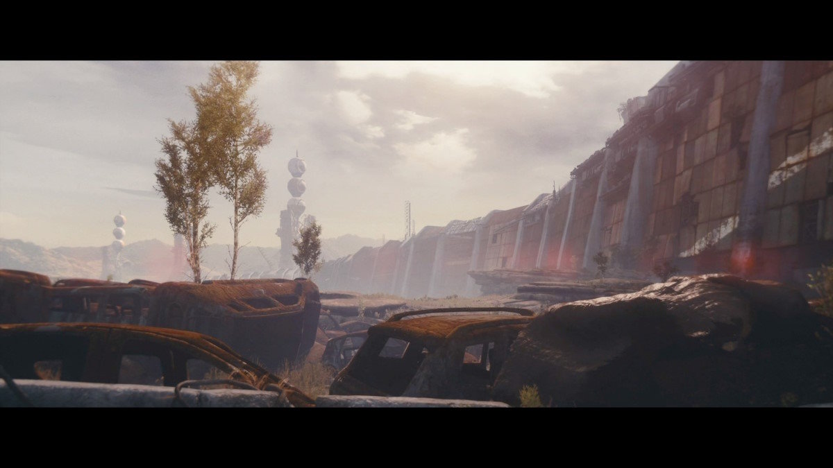 An overlook of the Highway in Destiny 2 The Final Shape.