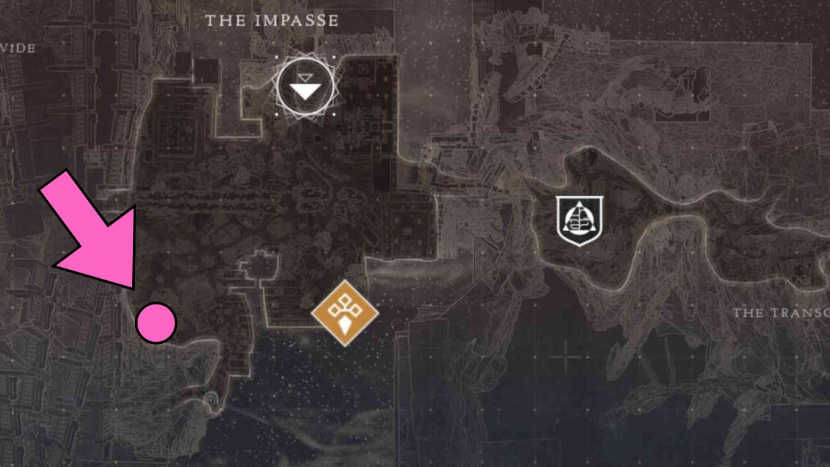 Overthrow location in the Impasse in Destiny 2