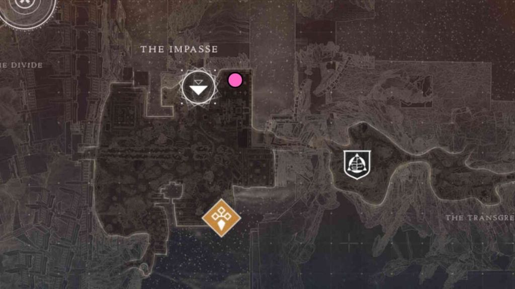 Map Location of the Vision of Traveler in the Impasse in Destiny 2 The Final Shape