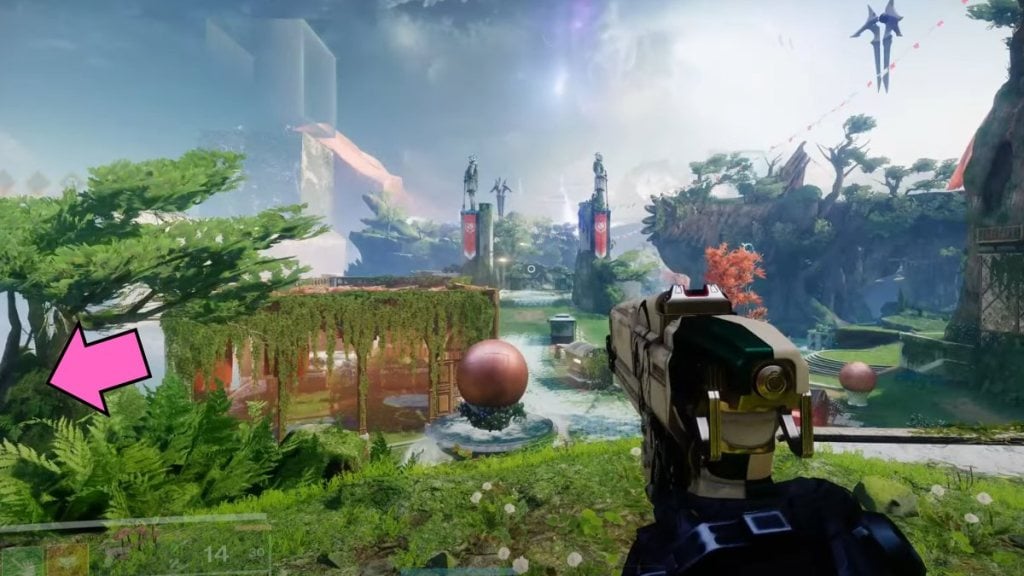 Path to Traveler's Vision in The Landing in Destiny 2 The Final Form