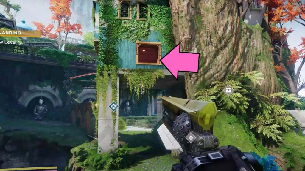 Location of the Paranormal Activity in Destiny 2 The Landing