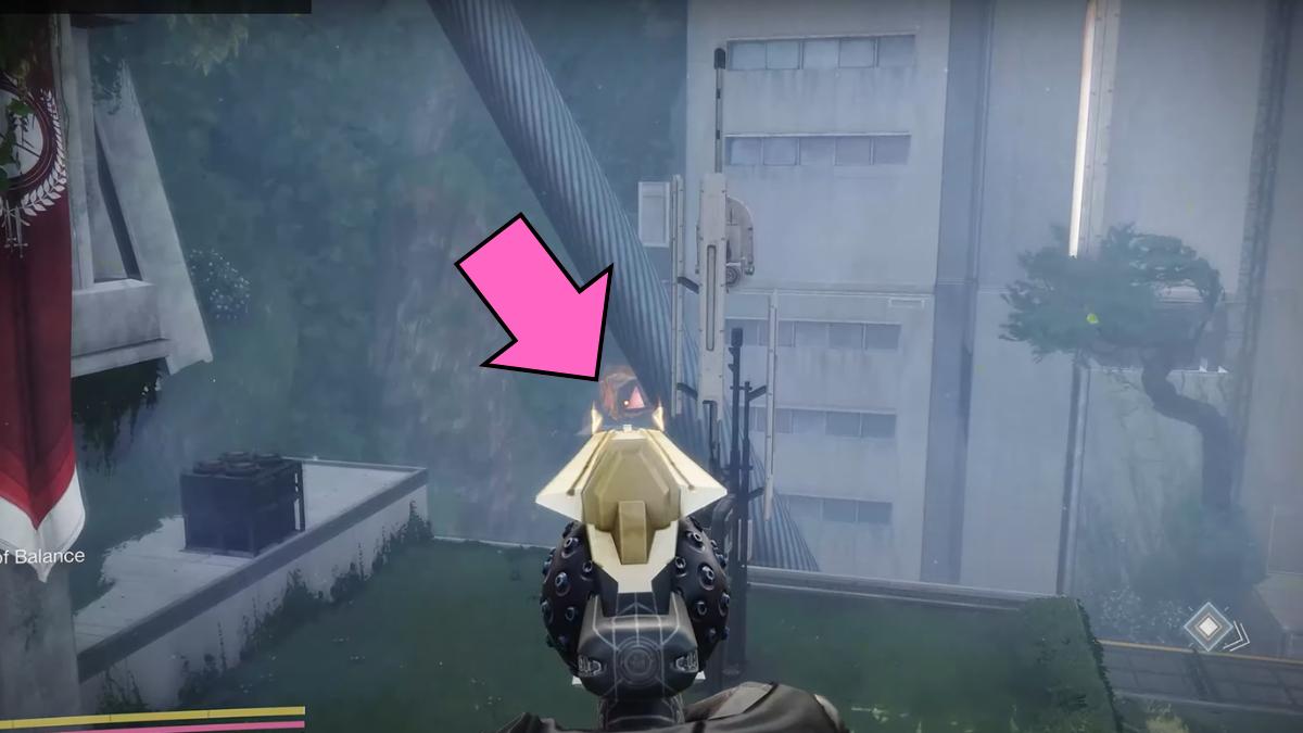 Location of the Dark Paracausal Geometry in Destiny 2 The Lost City