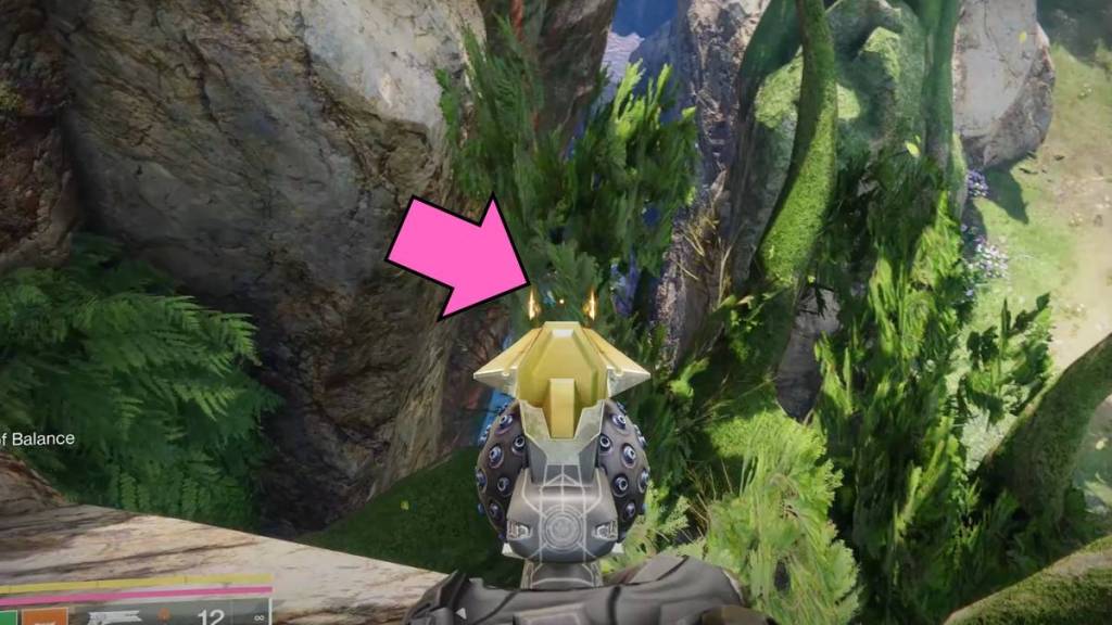 Location of the Light Paracausal Geometry in Destiny 2 The Refraction
