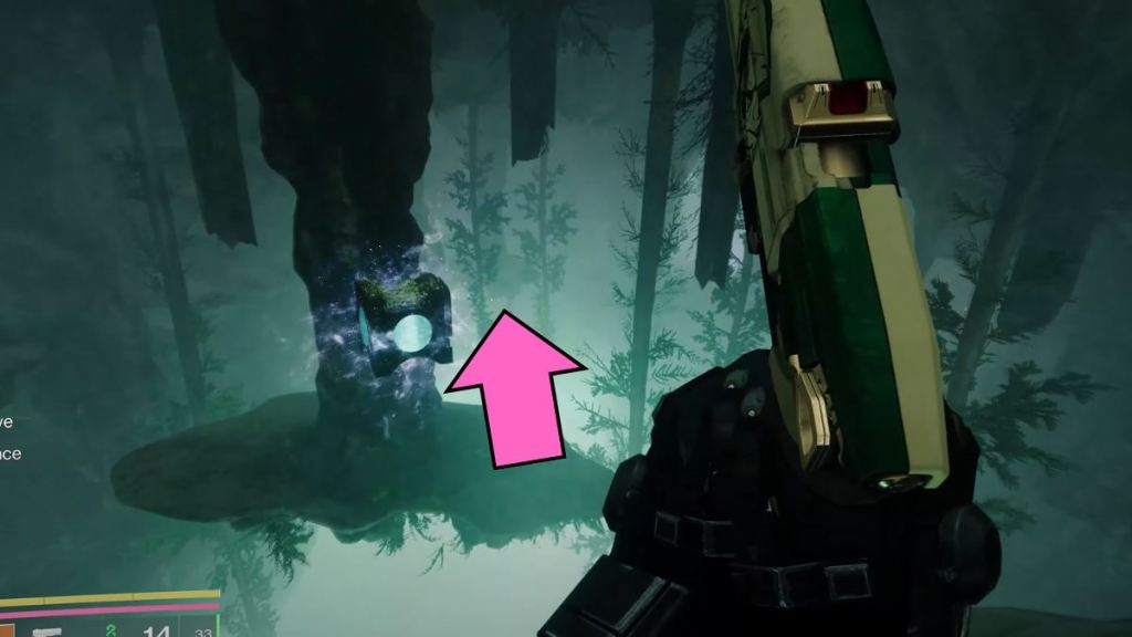 Location of the Paranormal Activity in Destiny 2 The Seclusion