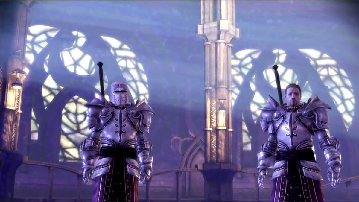 Templars in Dragon Age: Origins from the Mage Origins official trailer. 