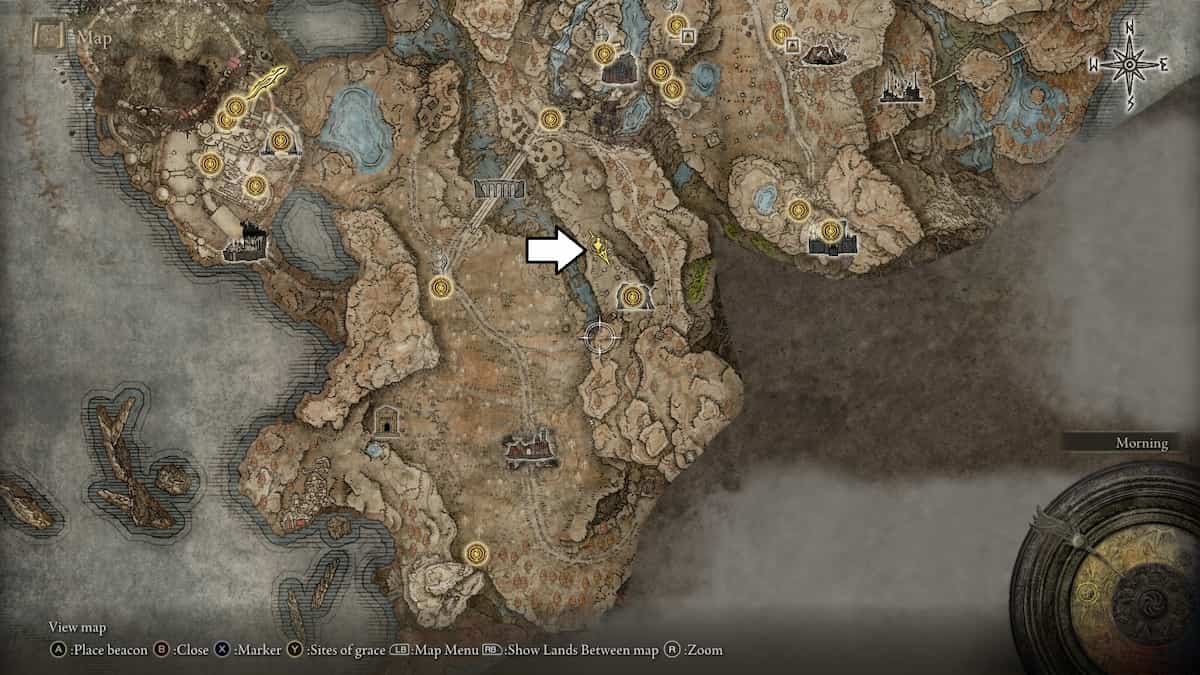 Where To Find Bloodfiend S Arm Map Location In Elden Ring Shadow Of   Elden Ring Bloodfiend Location Ruined Forge Lava Intake 