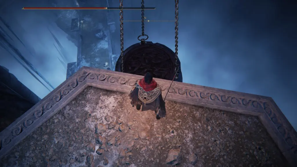 The jar lift in the Bonny Gaol in the DLC for Elden Ring.