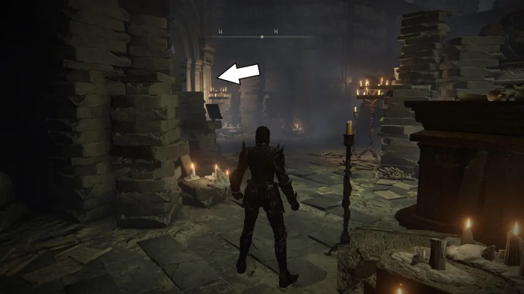 Directions to the elevator in the Storehouse in the DLC for Elden Ring.