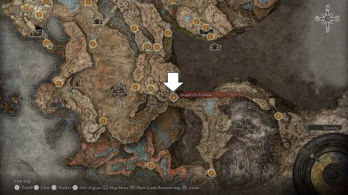 Dragon's Pit Terminus in Elden Ring 