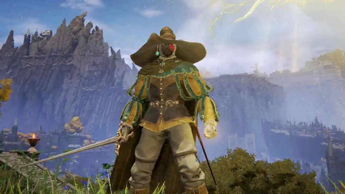 Sorcerer Rogier Armor set in Elden Ring