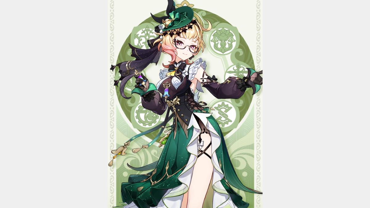 Genshin Impact Emilie drip marketing art