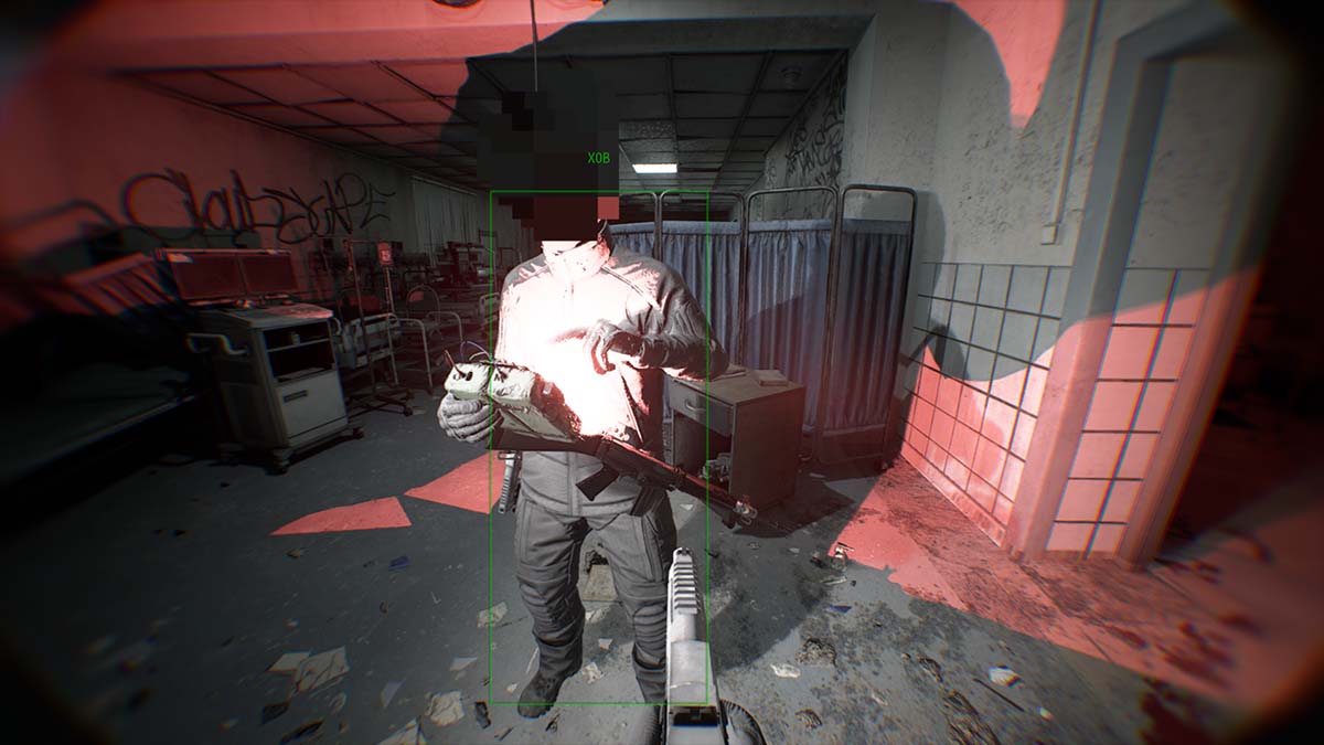 Bodycam operator defusing a bomb