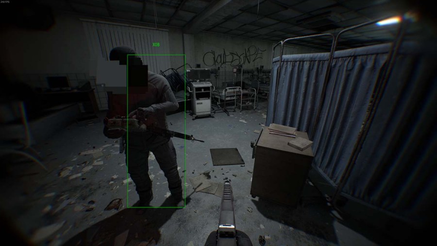 Bodycam operator planting a bomb