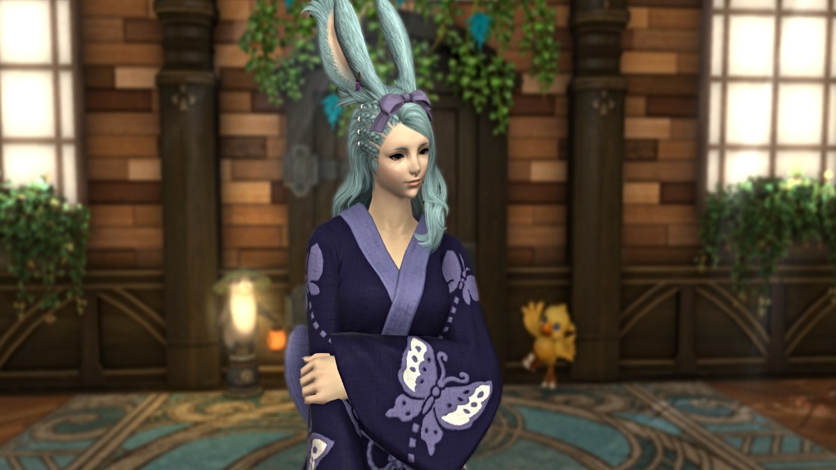 The Bold and the Braid hairstyle in Final Fantasy XIV