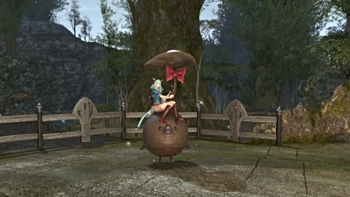 Chocorpokkur mount in Final Fantasy XIV