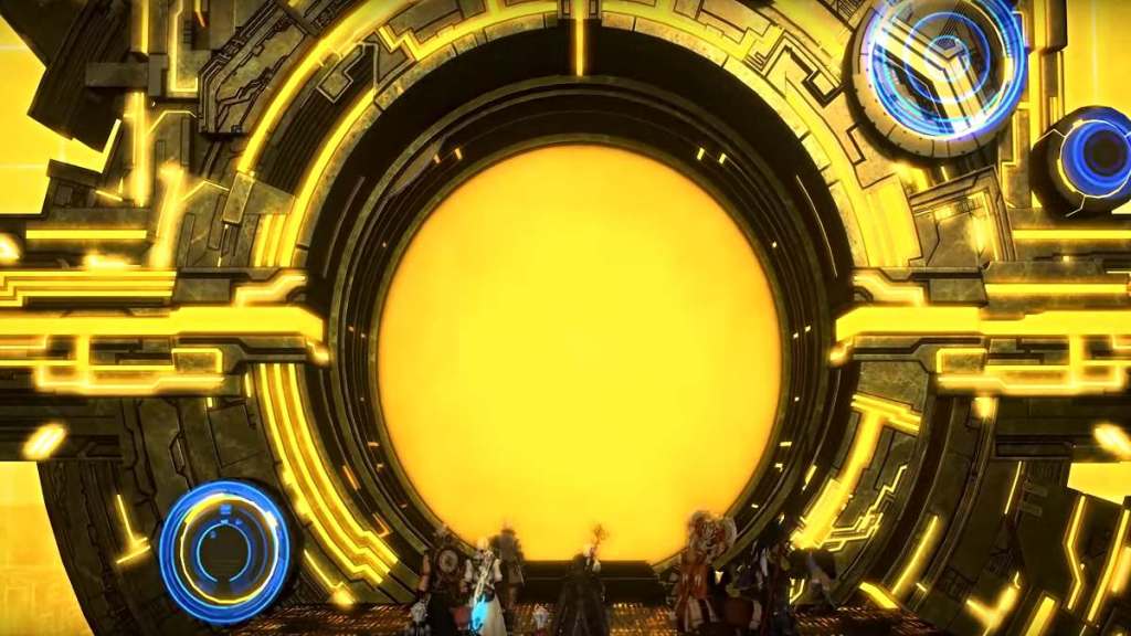 Yellow portal in Final Fantasy XIV