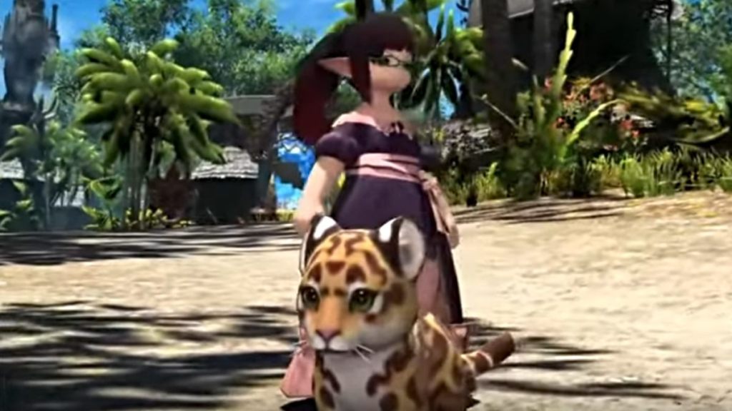 Leopard cub minion in Final Fantasy XIV