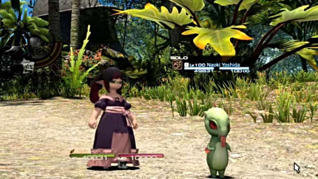 Lizard minion in Final Fantasy XIV