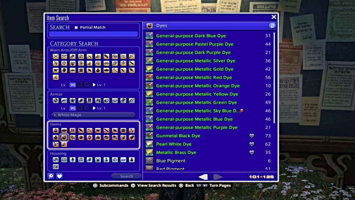The marketboard in Final Fantasy XIV