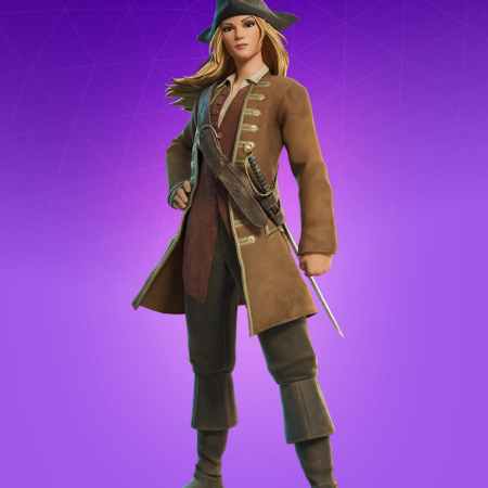 Elizabeth Swann skin Fortnite x Pirates of Caribbean crossover