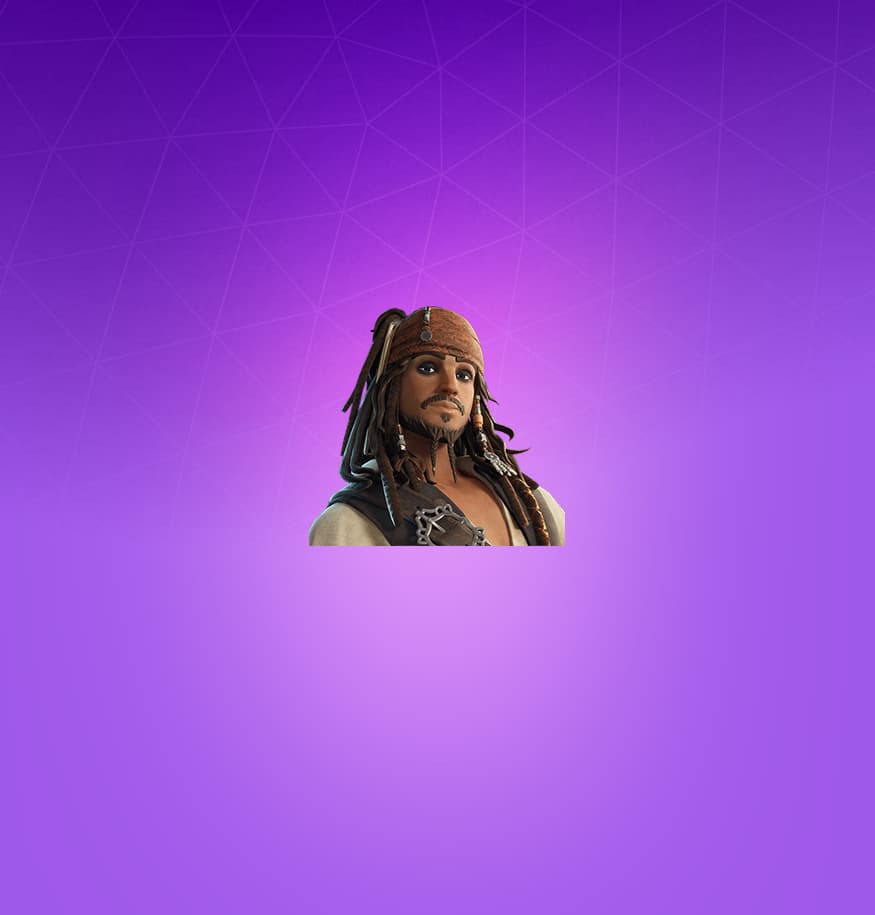 Jack Sparrow skin from Pirates of Caribbean x Fortnite crossover