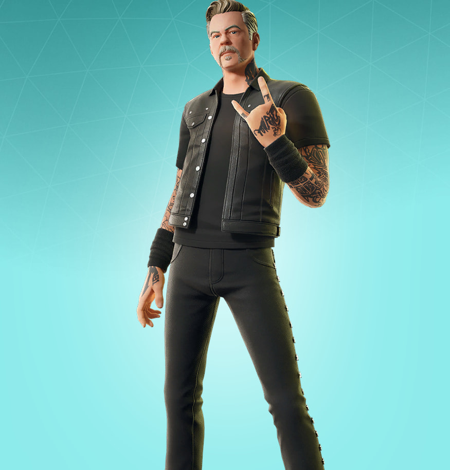 James Vocalist of Metallica skin in Fortnite.