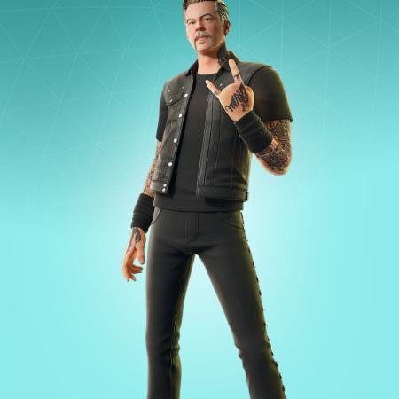 James Vocalist of Metallica skin in Fortnite.