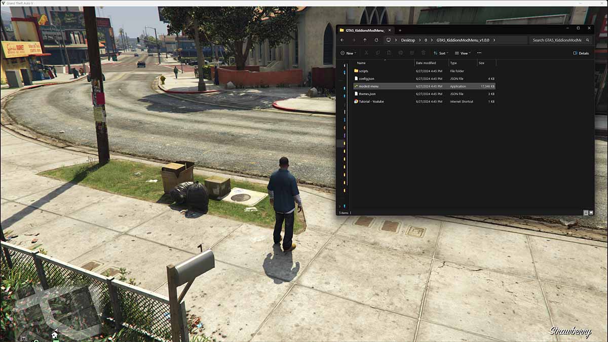 Running Kiddions mod menu in GTA 5