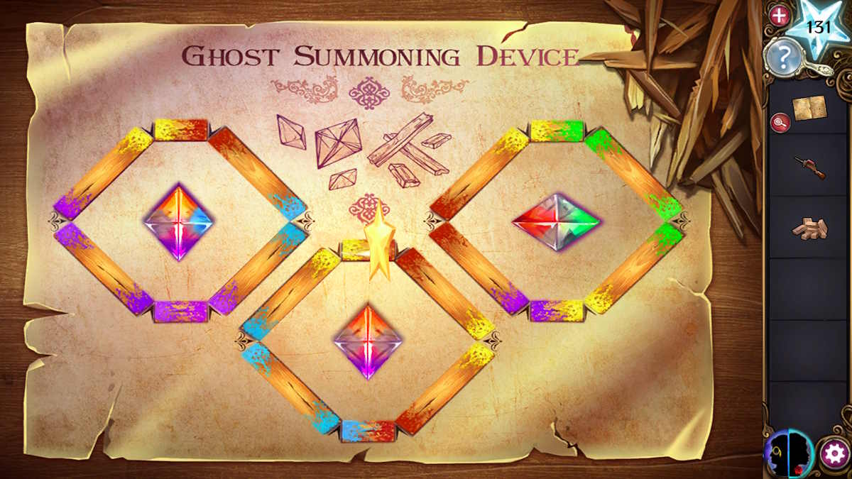 Making the ghost summoning device in Chapter 8 of Haunted Hunt