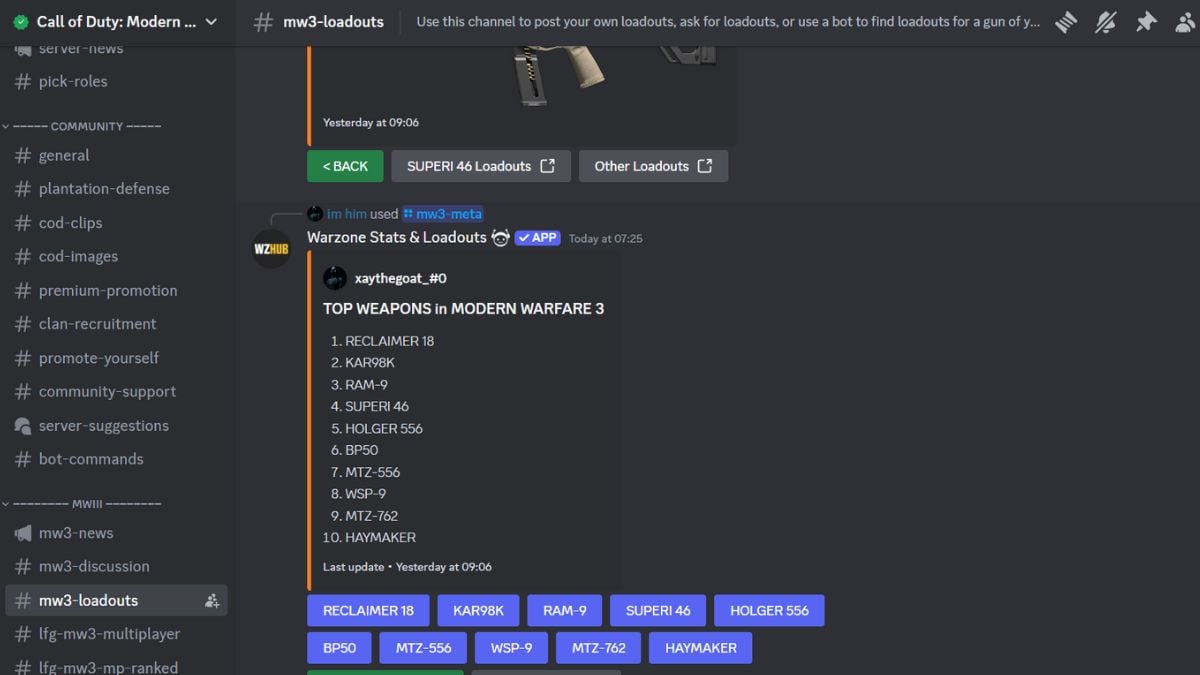 MW3 Trello Link и сервер Discord