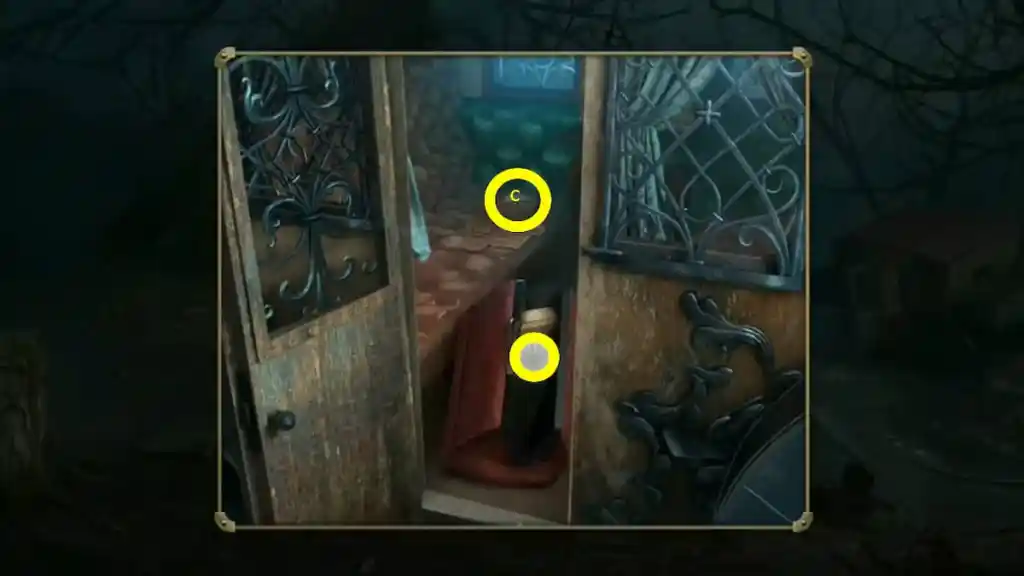 Woods ritual area carriage key in Mystery Detective Adventure