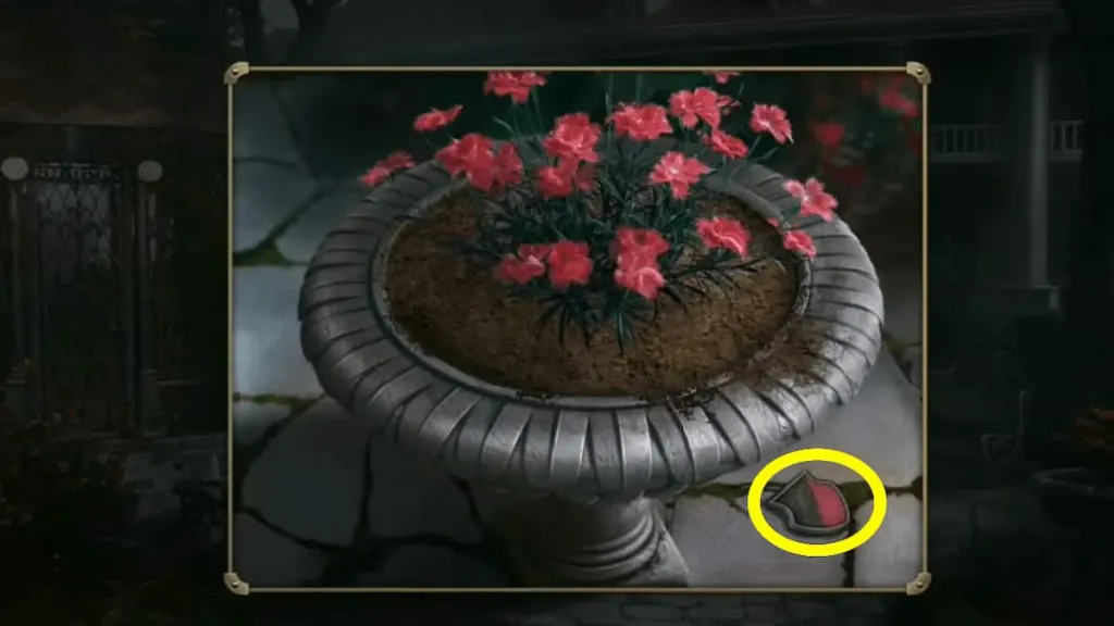 Flower pot detail piece in Mystery Detective Adventure