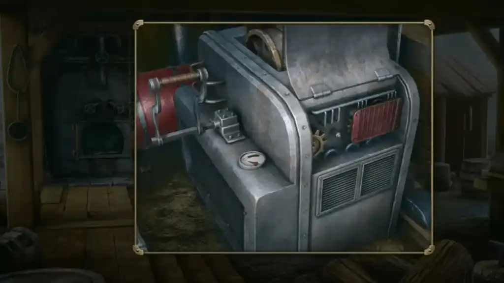 Sawmill machine handle in Mystery Detective Adventure