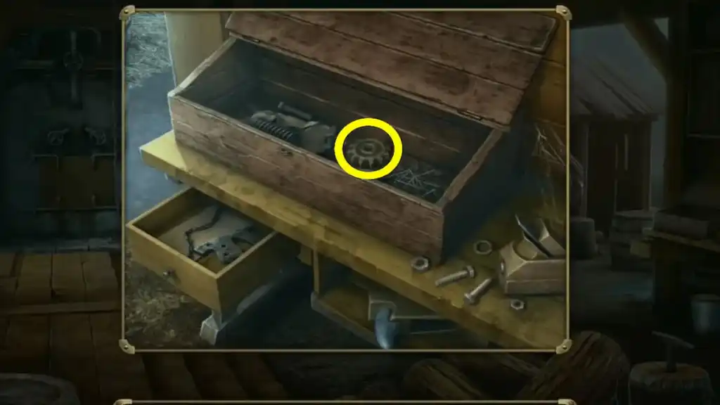 Finding the gear in Mystery Detective Adventure