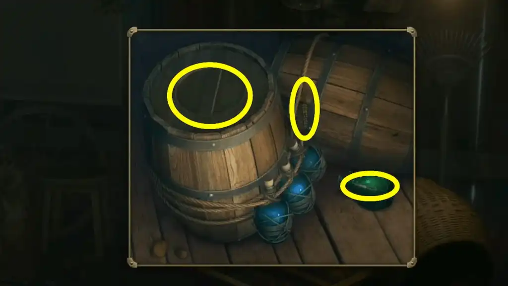 White Spikelet potion barrel locations in Mystery Detective Adventure