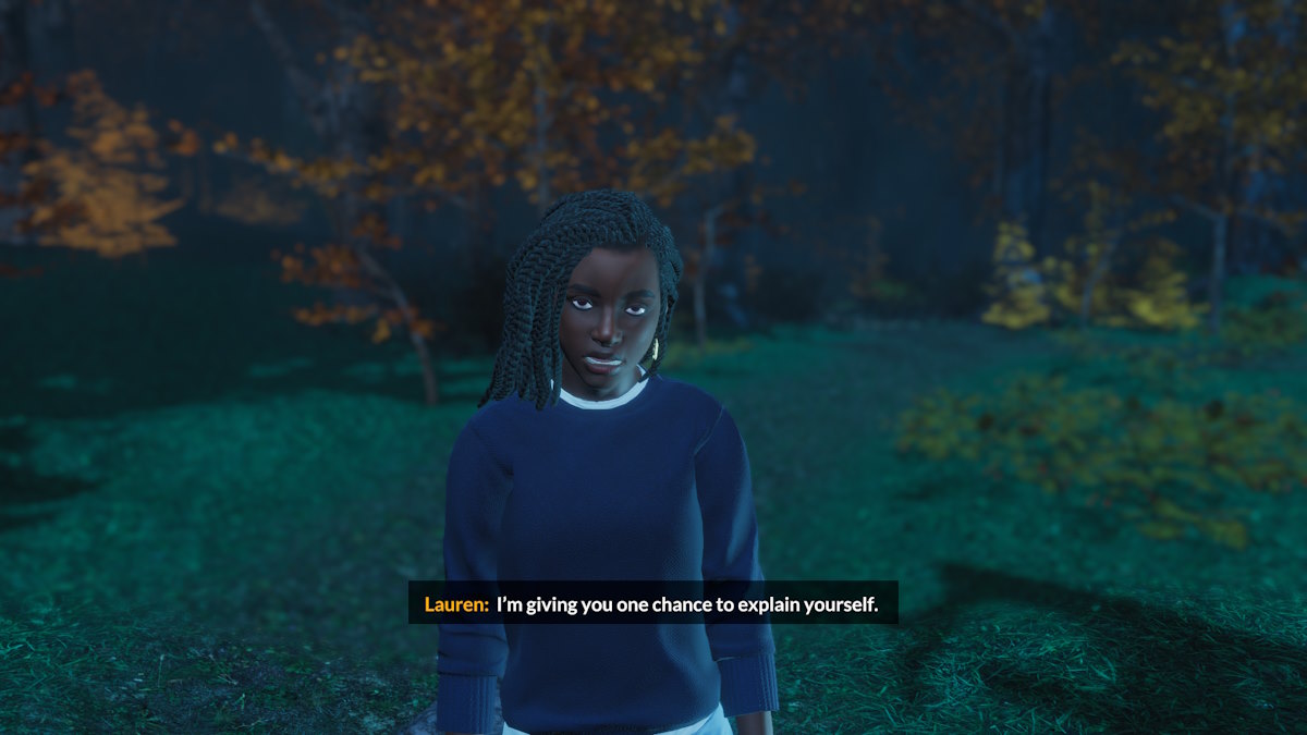 Meeting Lauren in Nancy Drew: Midnight in Salem