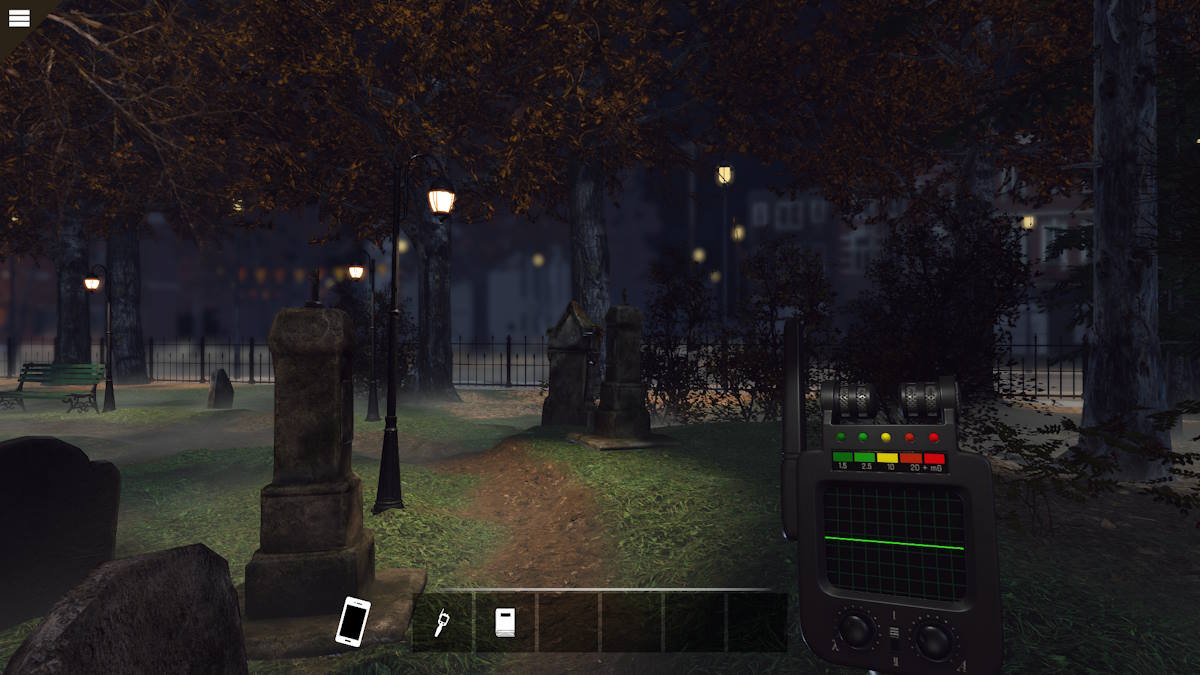 The second cold spot in the cemetery in Nancy Drew: Midnight in Salem