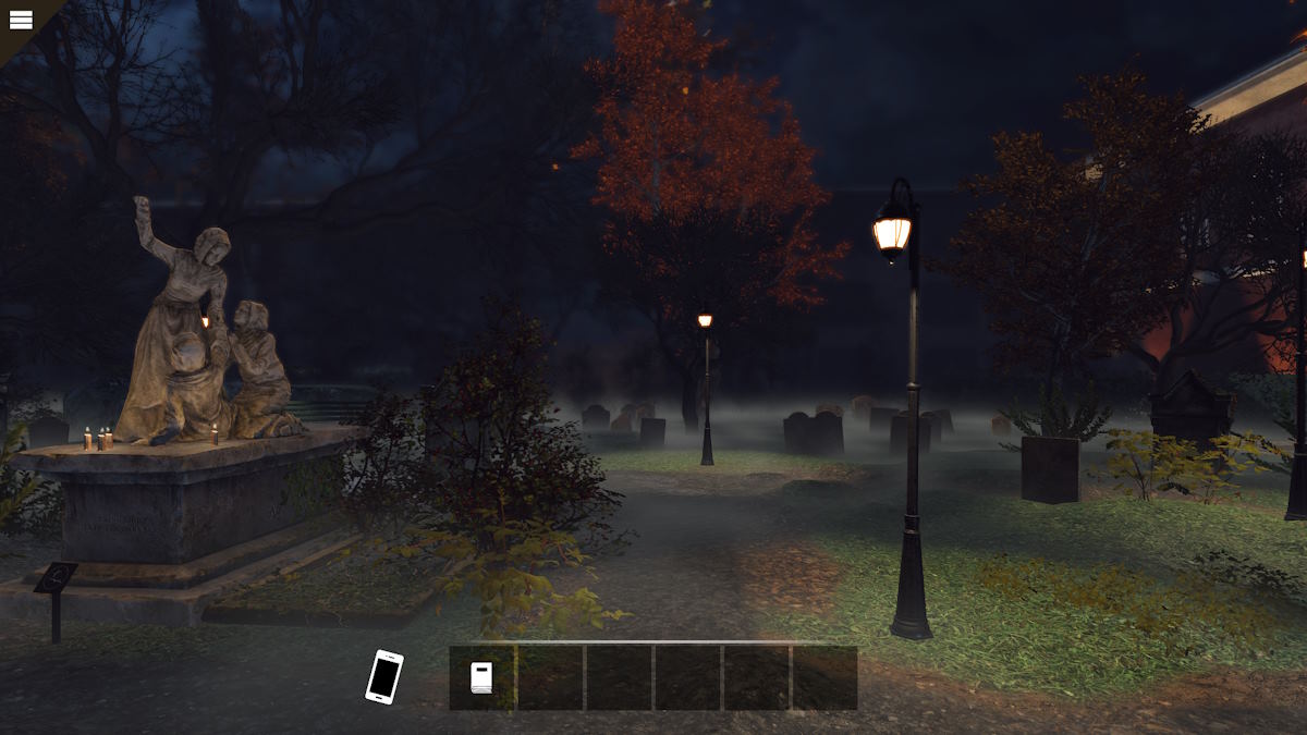 The final cold spot in the cemetery in Nancy Drew: Midnight in Salem