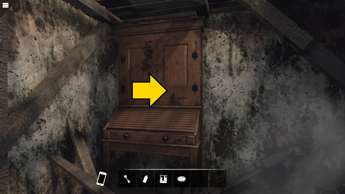 Finding the secret compartment in the desk in Nancy Drew: Midnight in Salem